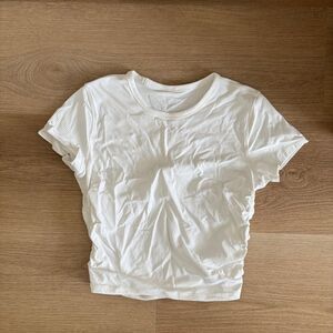 Lululemon All It Takes Ribbed Nulu T-Shirt – BNWOT White/Bone